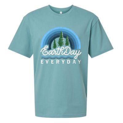 Save Earth Climate Change Earth Day Everyday Gift Sueded Cloud Jersey T-Shirt