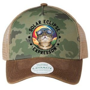 Solar Eclipse Cat Spectacle Legacy Tie Dye Trucker Hat