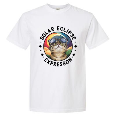 Solar Eclipse Cat Spectacle Garment-Dyed Heavyweight T-Shirt