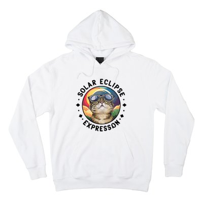 Solar Eclipse Cat Spectacle Hoodie