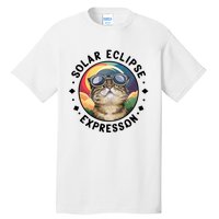 Solar Eclipse Cat Spectacle Tall T-Shirt