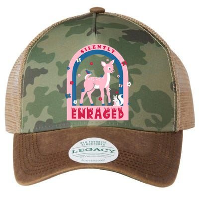 Silently Enraged Christmas Holidays Casual Legacy Tie Dye Trucker Hat