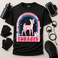 Silently Enraged Christmas Holidays Casual Cooling Performance Crew T-Shirt