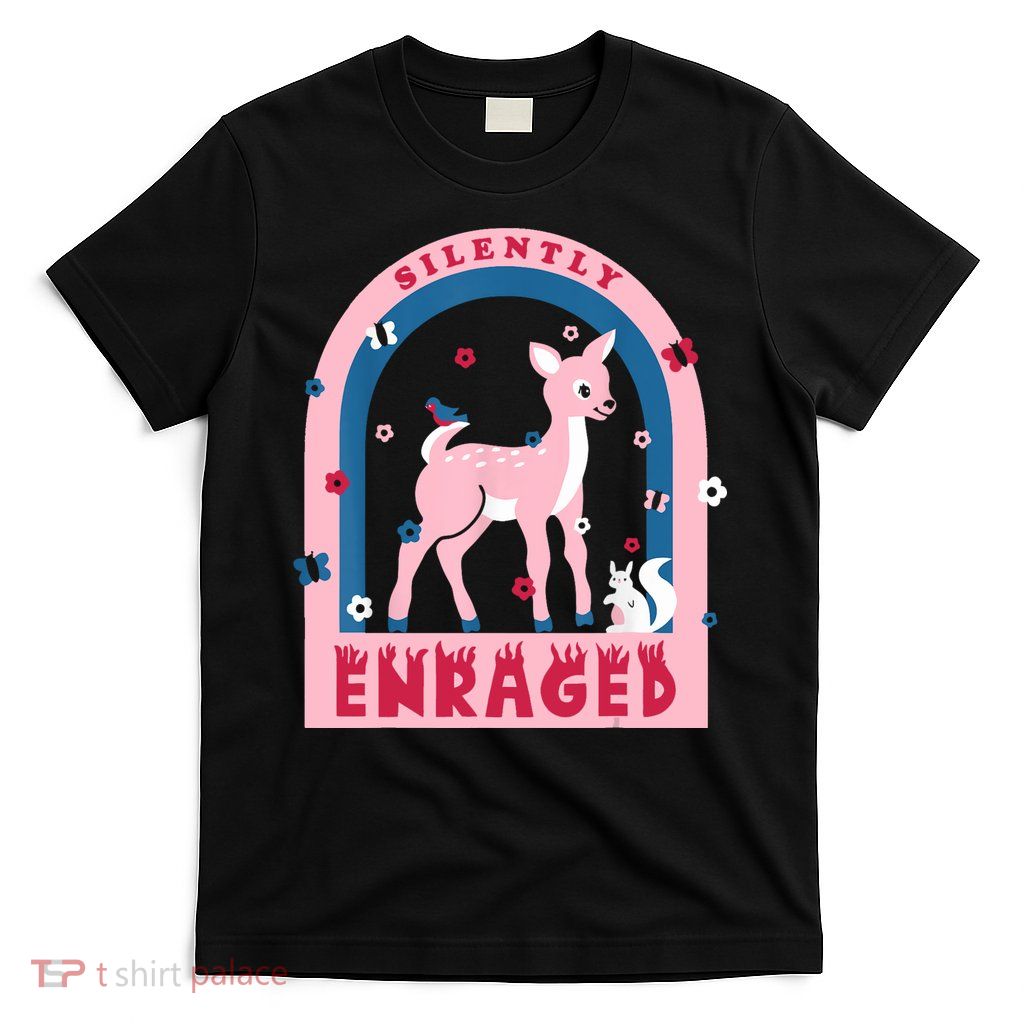 Silently Enraged Christmas Holidays Casual T-Shirt