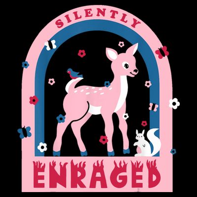 Silently Enraged Christmas Holidays Casual T-Shirt