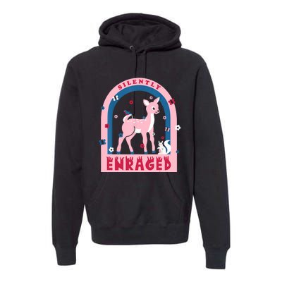 Silently Enraged Christmas Holidays Casual Premium Hoodie