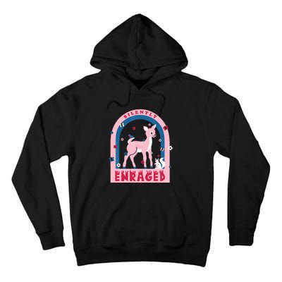 Silently Enraged Christmas Holidays Casual Tall Hoodie