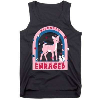 Silently Enraged Christmas Holidays Casual Tank Top