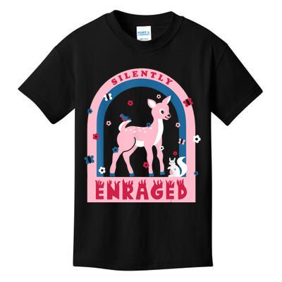 Silently Enraged Christmas Holidays Casual Kids T-Shirt