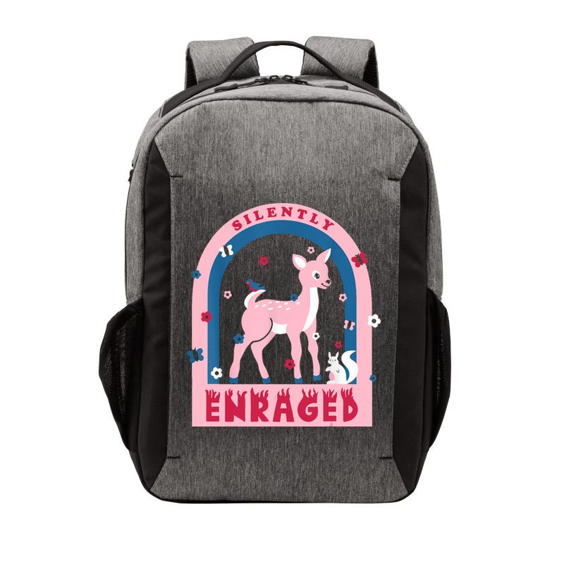 Silently Enraged Christmas Holidays Casual Vector Backpack