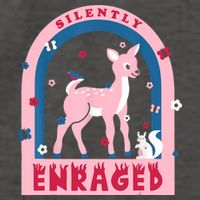 Silently Enraged Christmas Holidays Casual Vector Backpack