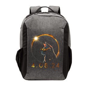 Solar Eclipse Cat Wearing Solar Eclipse Glasses Vector Backpack