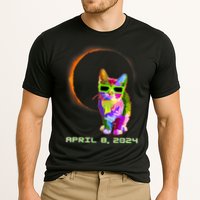 Solar Eclipse Cat Wearing Solar Eclipse Glasses Performance Shirt