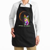 Solar Eclipse Cat Wearing Solar Eclipse Glasses Apron