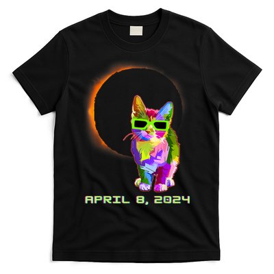 Solar Eclipse Cat Wearing Solar Eclipse Glasses T-Shirt