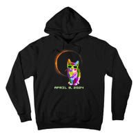 Solar Eclipse Cat Wearing Solar Eclipse Glasses Tall Hoodie