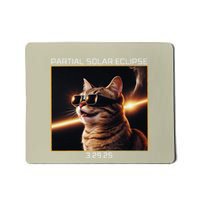 Solar Eclipse Cat 2025 Partial Solar Eclipse 03.29.25 Mousepad