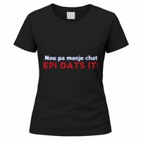 Springfield Eating Cats Haitian Creole Epi Dats It Women's T-Shirt