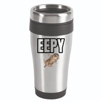 Sillystudio Eepy Cat 16oz Travel Tumbler