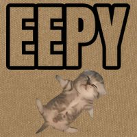 Sillystudio Eepy Cat Cotton Canvas Backpack