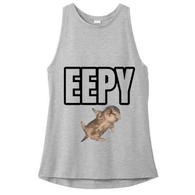 Sillystudio Eepy Cat Ladies PosiCharge Tri-Blend Wicking Tank