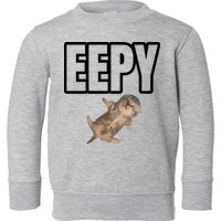 Sillystudio Eepy Cat Toddler Sweatshirt