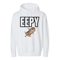 Sillystudio Eepy Cat Garment-Dyed Fleece Hoodie