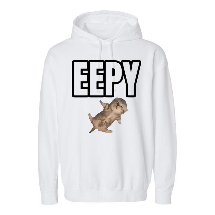 Sillystudio Eepy Cat Garment-Dyed Fleece Hoodie