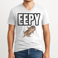 Sillystudio Eepy Cat V-Neck T-Shirt