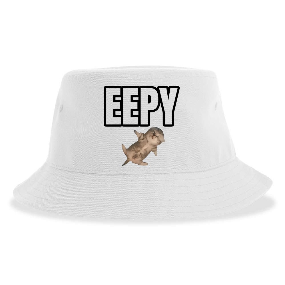 Sillystudio Eepy Cat Sustainable Bucket Hat