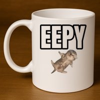 Sillystudio Eepy Cat 11oz C Handle Ceramic Mug
