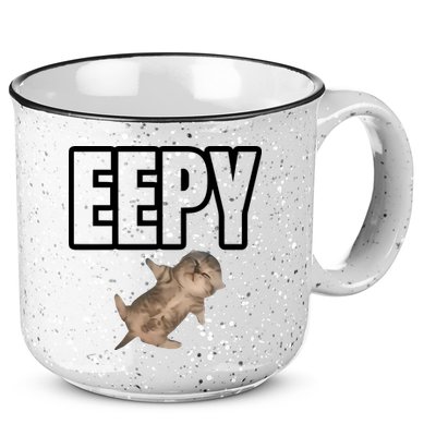 Sillystudio Eepy Cat 15oz Campfire Ceramic Mug