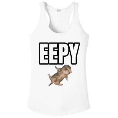 Sillystudio Eepy Cat Ladies PosiCharge Competitor Racerback Tank