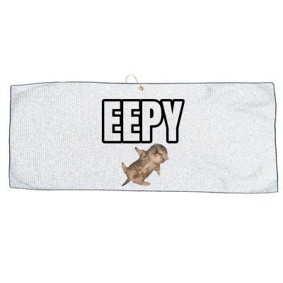 Sillystudio Eepy Cat Large Microfiber Waffle Golf Towel