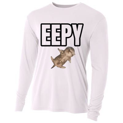 Sillystudio Eepy Cat Cooling Performance Long Sleeve Crew