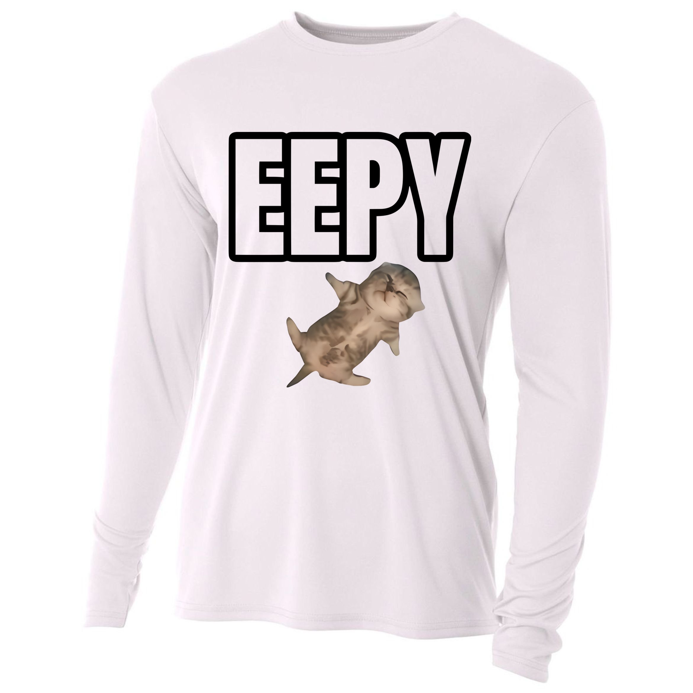 Sillystudio Eepy Cat Cooling Performance Long Sleeve Crew