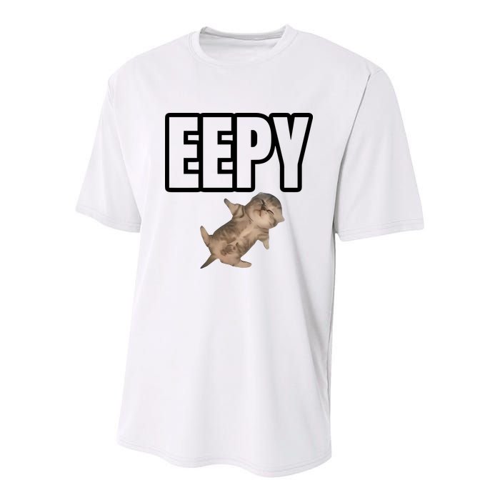 Sillystudio Eepy Cat Youth Performance Sprint T-Shirt