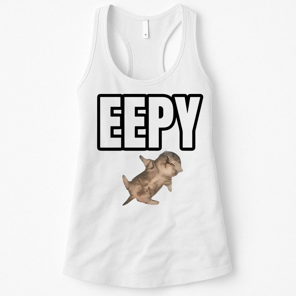 Sillystudio Eepy Cat Womens Tank Top