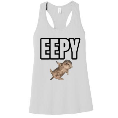 Sillystudio Eepy Cat Women's Racerback Tank