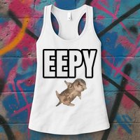 Sillystudio Eepy Cat Womens Tank Top