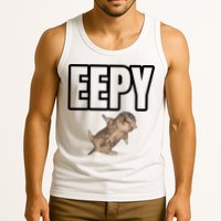 Sillystudio Eepy Cat Tank Top