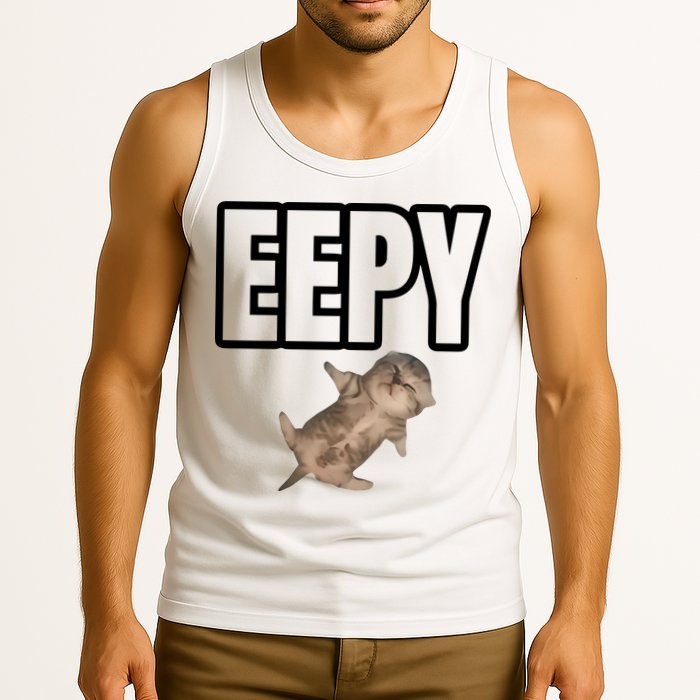 Sillystudio Eepy Cat Tank Top