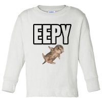 Sillystudio Eepy Cat Toddler Long Sleeve Shirt
