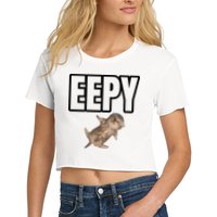 Sillystudio Eepy Cat Crop Top