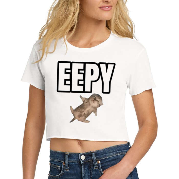 Sillystudio Eepy Cat Crop Top
