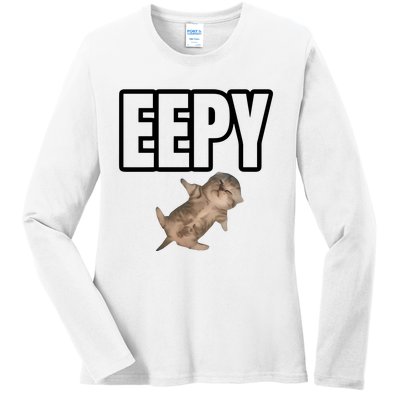 Sillystudio Eepy Cat Ladies Long Sleeve Shirt