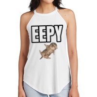 Sillystudio Eepy Cat Women's Perfect Tri Rocker Tank