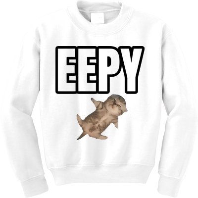 Sillystudio Eepy Cat Kids Sweatshirt