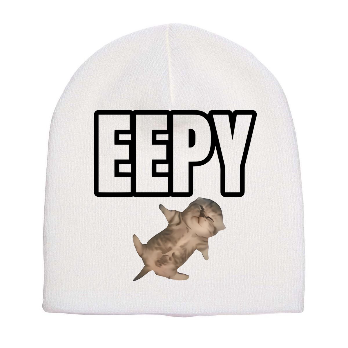 Sillystudio Eepy Cat Short Acrylic Beanie
