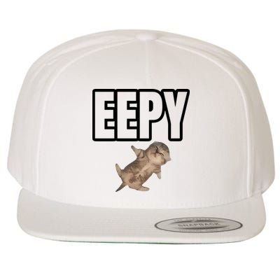 Sillystudio Eepy Cat Wool Snapback Cap